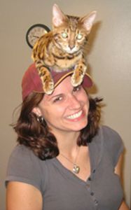 Bengal cats on your head