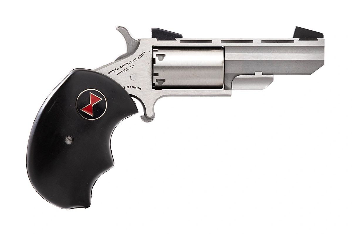 NAA North American Arms Black Widow Revolver .22LR/.22WMR, 2