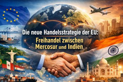 EU trade strategy promoting free trade between Mercosur and India.