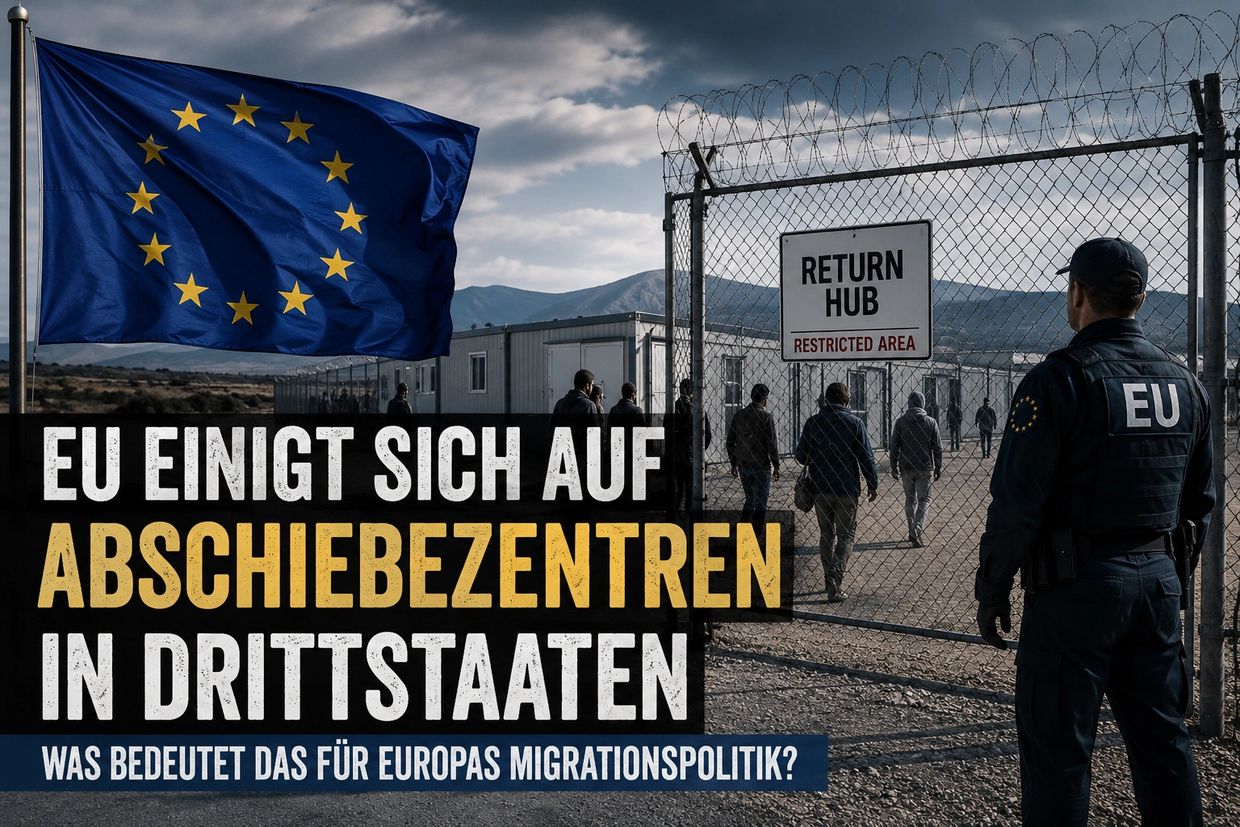 EU agrees on deportation centers in third countries, impacting migration policy.