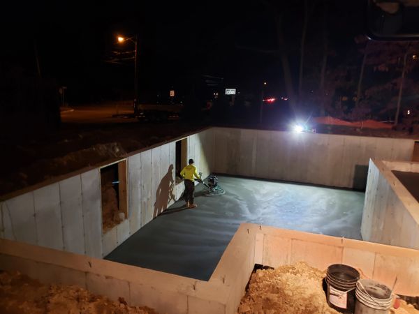 Excavation concrete contractor Brookline MA