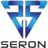 Blue geometric logo with the word 'SERON' below it.