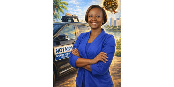 Mobile Notary Service in Westlake, Wellington, Loxahatchee, and West Palm Beach.