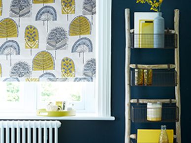 Printed Roller Blind complimenting decor