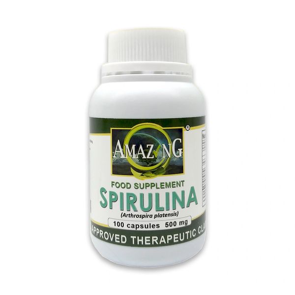 Amazing Food Supplement  Spirulina with FDA CPR No. FR-4000002873527