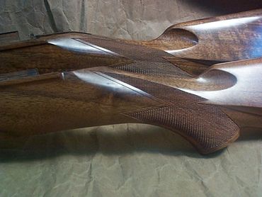 Pair of Mauser customs, with basic point patterns.