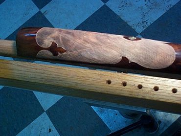 Fluer-de-lis pattern in progress