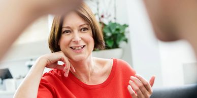 woman in a one to one coaching session