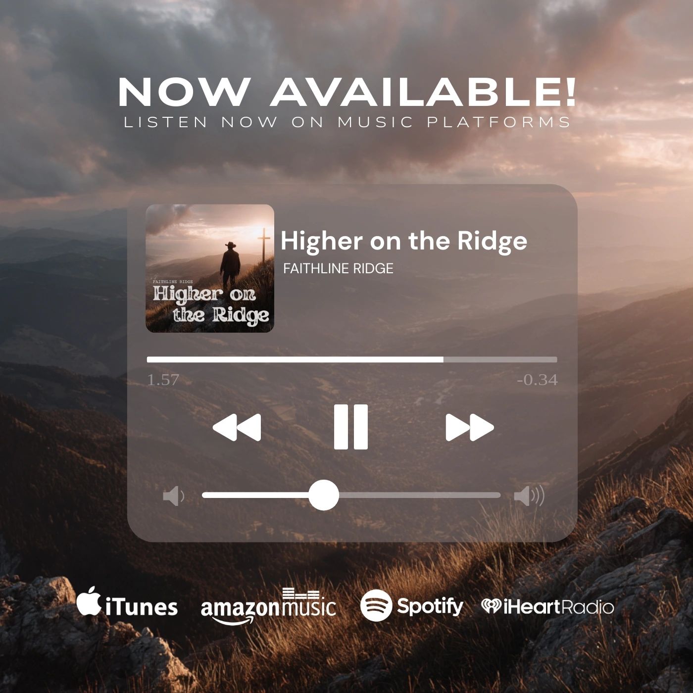 Jason Ridge Album Debut Album Out Now — Faithline Ridge