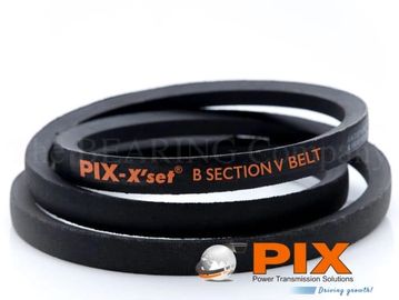 Black PIX-X'set B Section V Belt for power transmission.