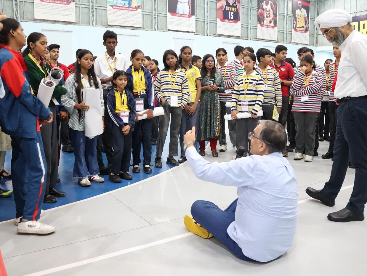 Sandeep Dutt and Jugjiv Singh at the Good Schools Alliance Retreat in Sunbeam Suncity School