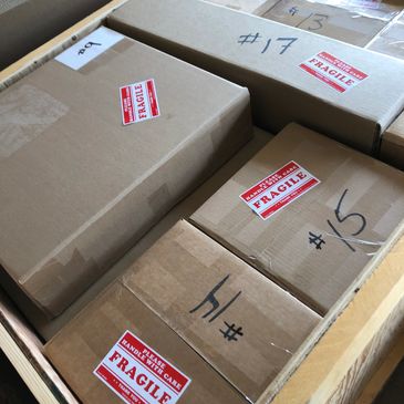 Safe and secure packing of your collectibles.
