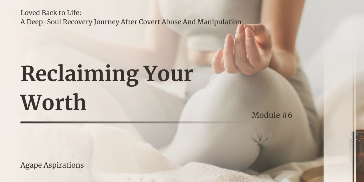 Yoga session for reclaiming worth after abuse.