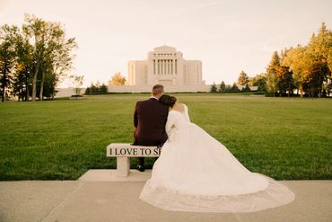 Custom Bridal Wedding Gown Lethbridge LDS Modesty Bridal Cardston