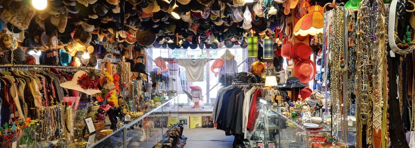 inside store looking toward the front