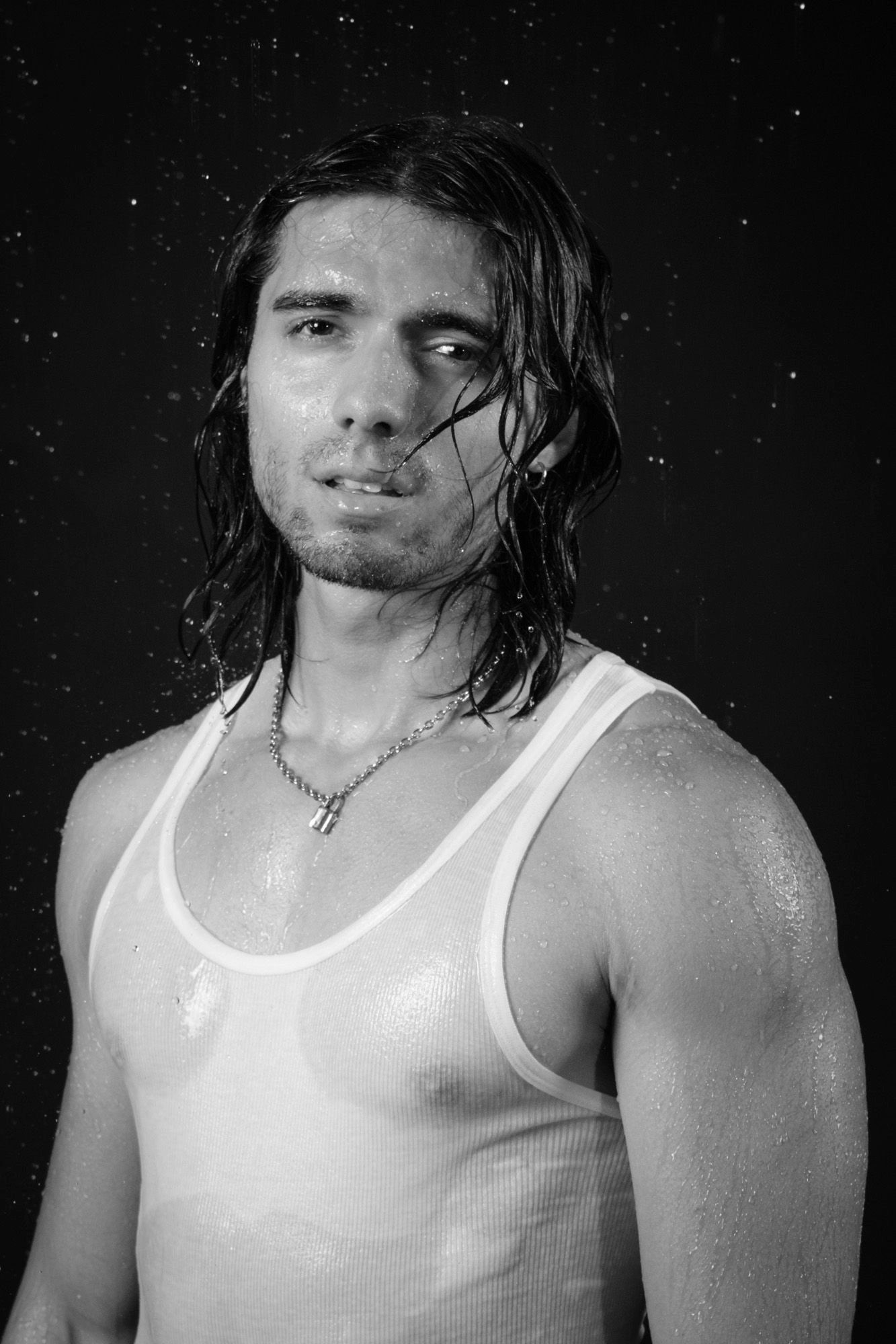 Matthew Frietze headshot in water and black and white