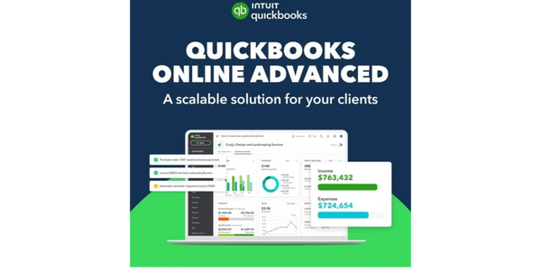 Intuit QuickBooks Online Advanced (Up to 25 Users)