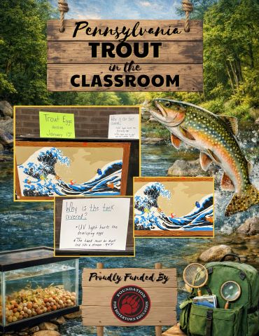 Pennsylvania trout education in classroom setting.