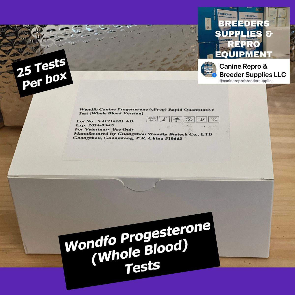 Wondfo Progesterone *Whole Blood Tests