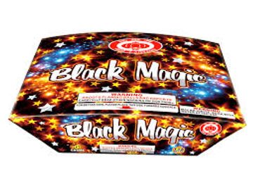 A box of Black Magic fireworks.