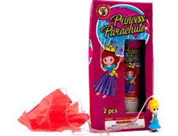Princess Parachute toy with packaging and parachute.