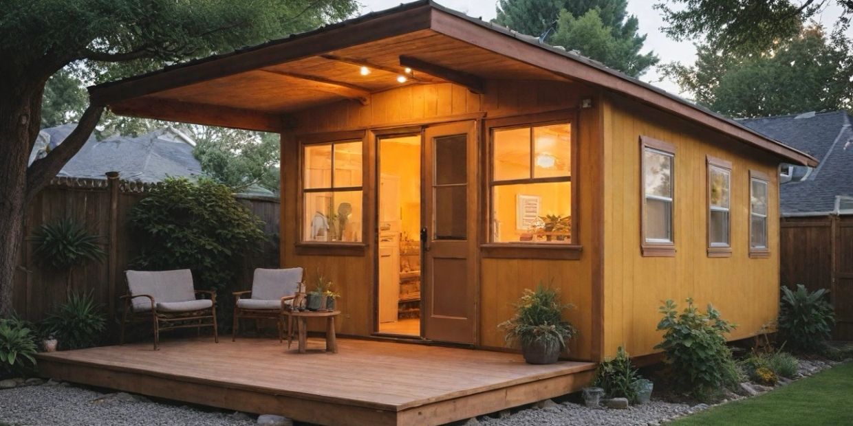 Offices shed, adu, tiny home construction, building small houses