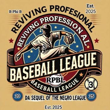 Logo for the Reviving Professional Baseball League, established 2025.