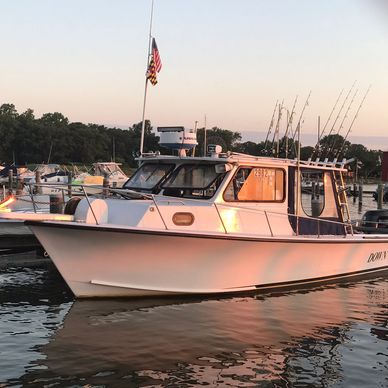 Annapolis fishing charters on board the Down Time