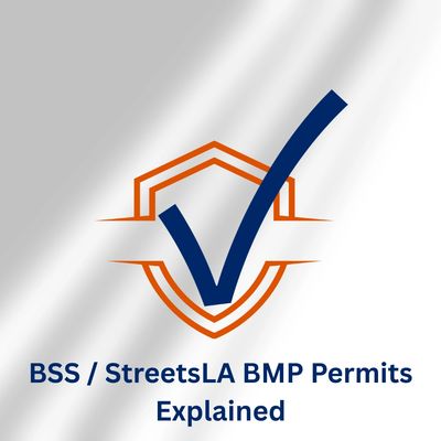 BSS / StreetsLA BMP permits explained for Los Angeles