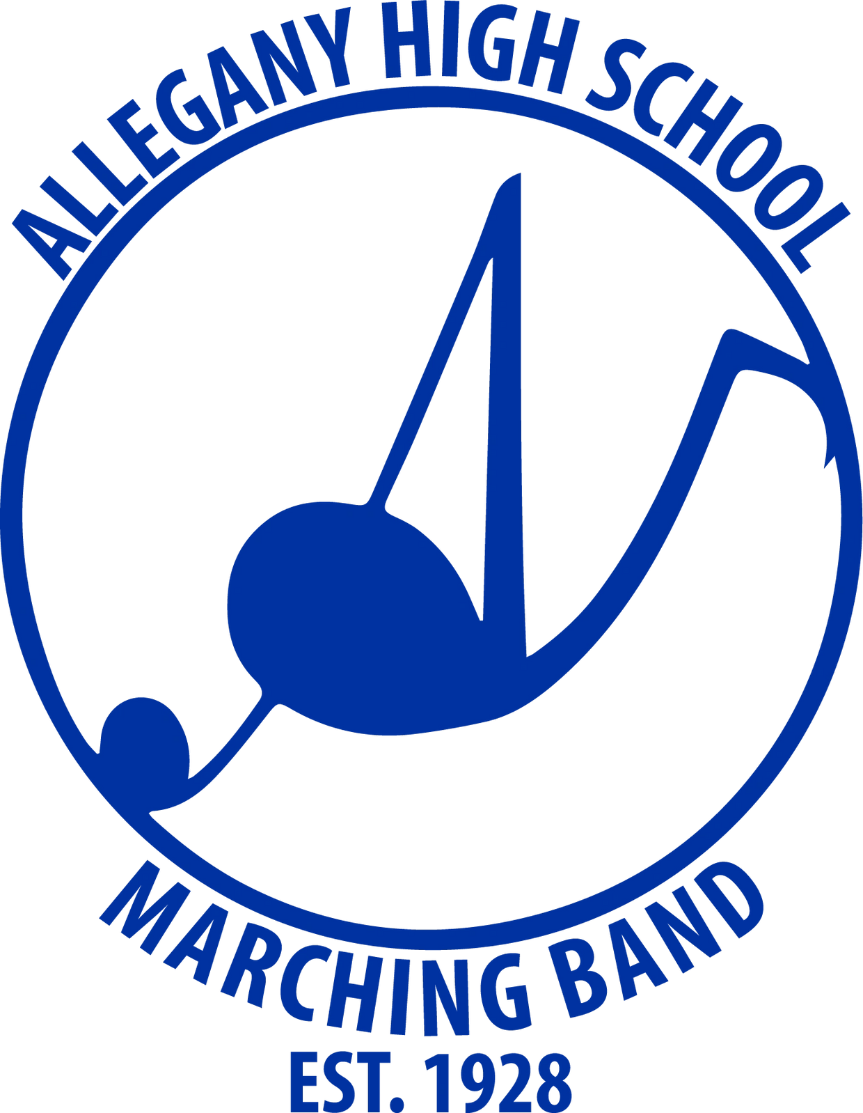 Allegany Round Band Logo