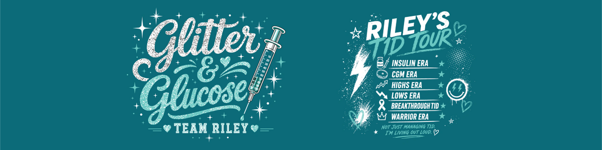 Riley's T1D Shirt Design