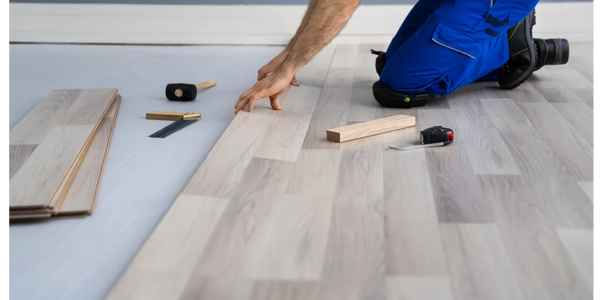 Hardwood flooring installation