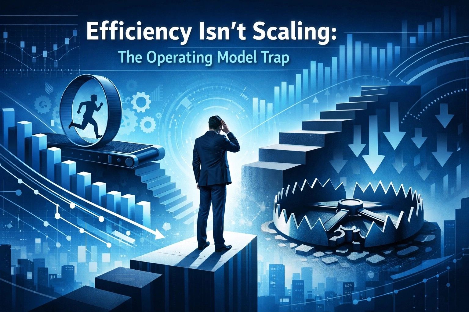 Efficiency Isn't Scaling: The Operating Model Trap