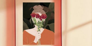 Canvas Wall Paper Frame supplier in Abu Dhabi and Dubai.