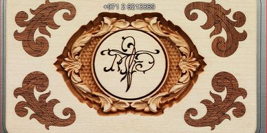 wood engraving in abu dhabi, aluminum engraving, metal engraving, steel engraving, acrylic engraving