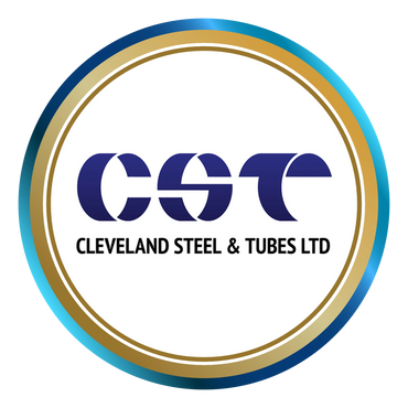 Logo of Cleveland Steel &amp; Tubes Ltd with blue and gold accents.