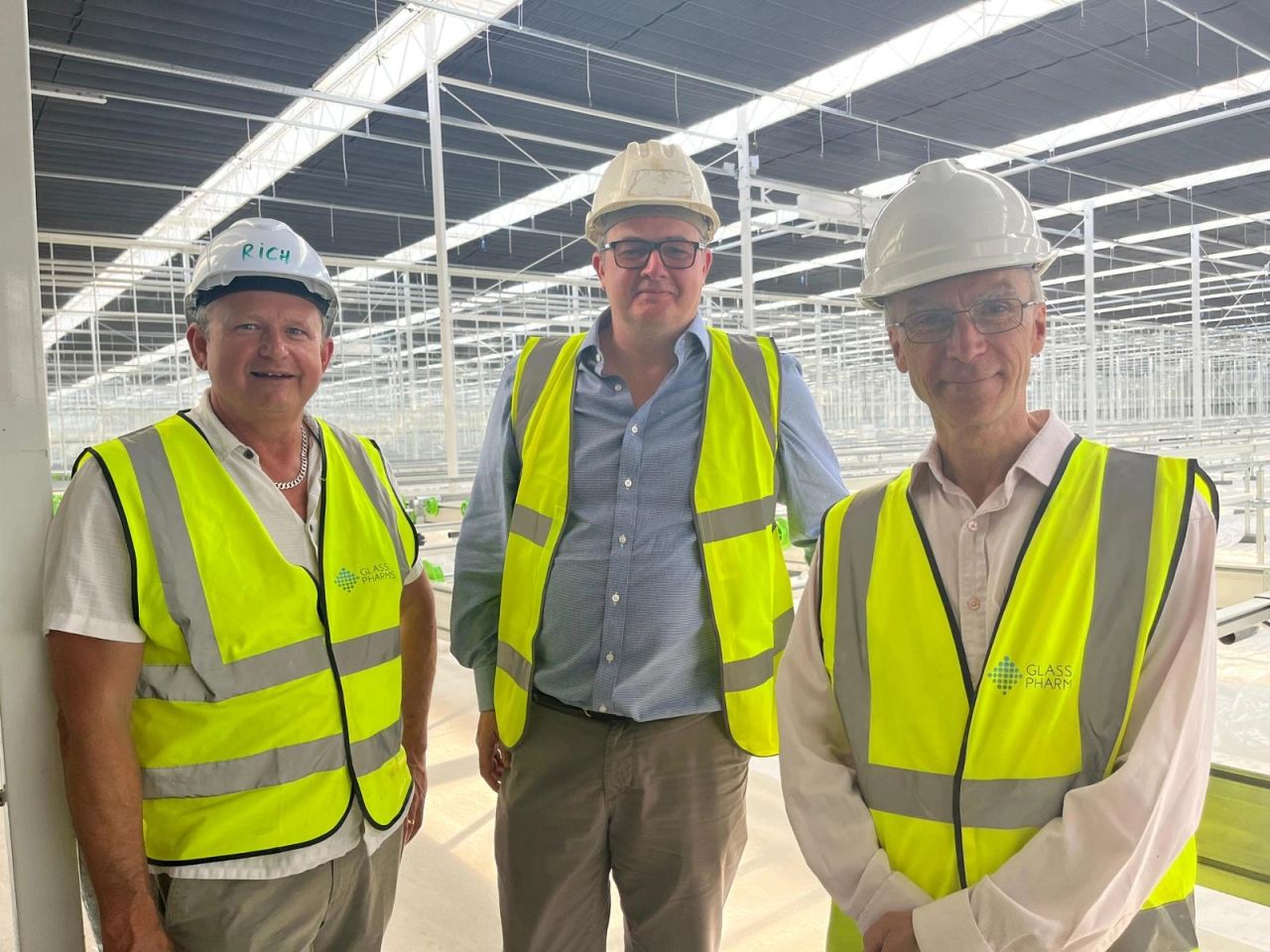 Richard Lewis (MD), James Duckenfield (CEO) and Rt Hon Andrew Murrison MP 