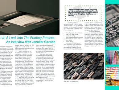 Magazine Interview with Jennifer Gordan
