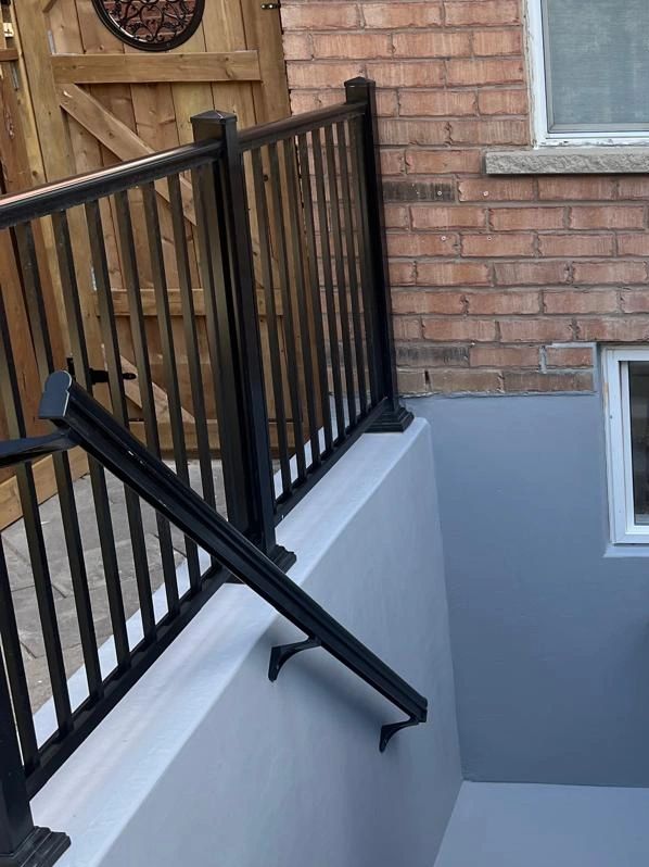 Separate side entrance for a legal basement apartment built by EXA Takaful Canada in Mississauga