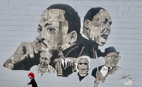 Martin Luther King, Jr. mural 