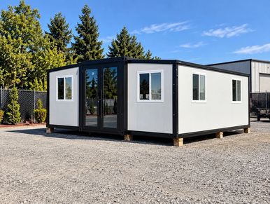 This unit is sold as a portable structure/storage unit. Buyer is responsible for determining intende