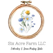 Six Acre Farm LLC

Embroidery & 
Screen Printing Studio