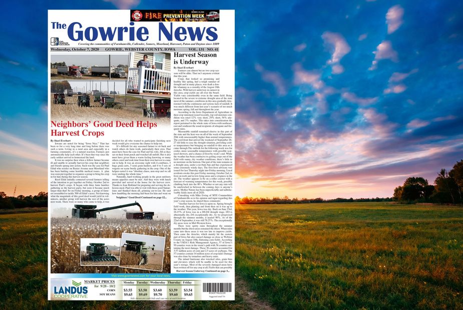 The Gowrie News The Gowrie News