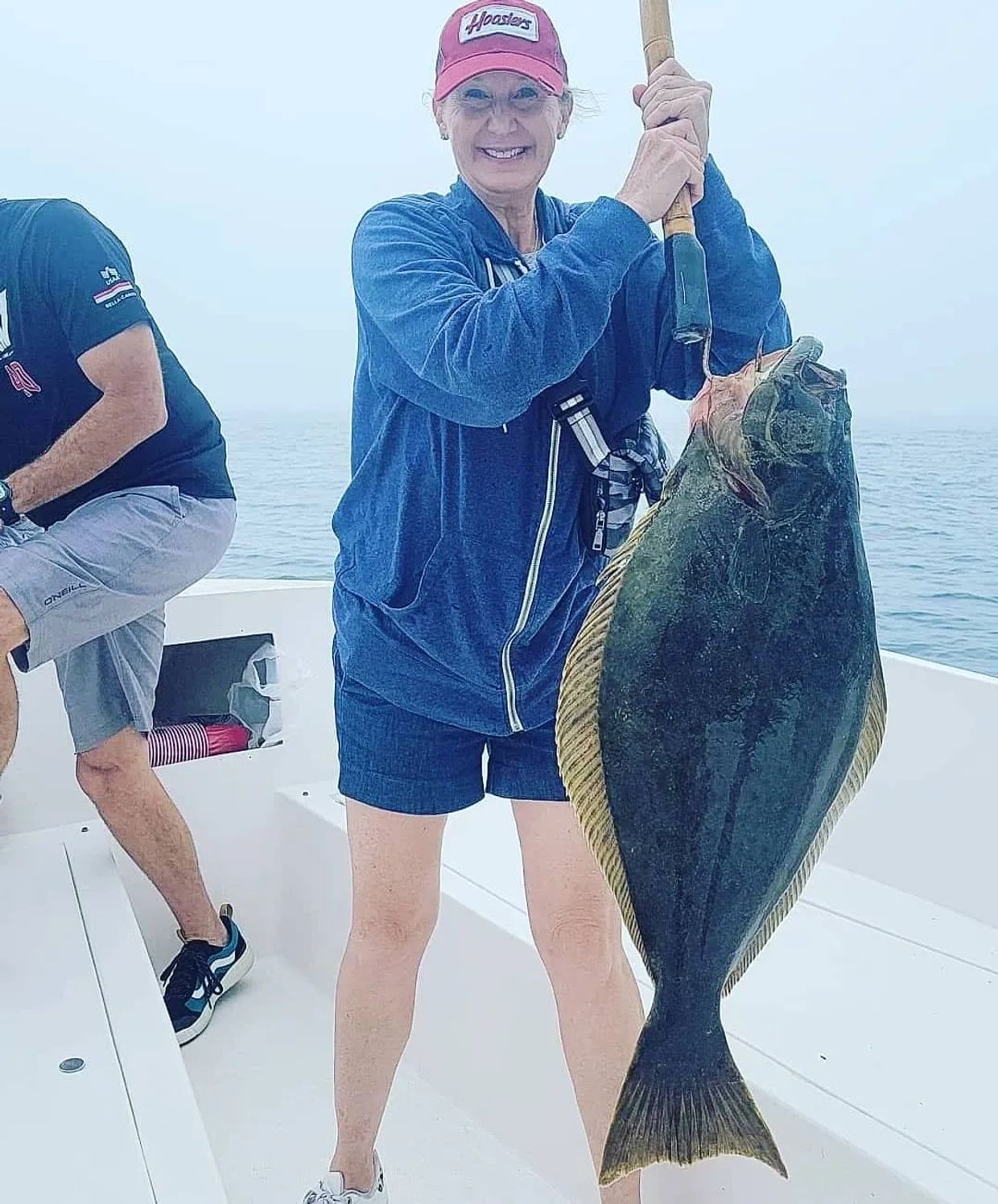 halibut on a fishing charter