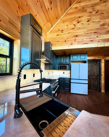 Farm house style kitchen Tulsa/wagoner Oklahoma. new counter tops, ship lap walls.