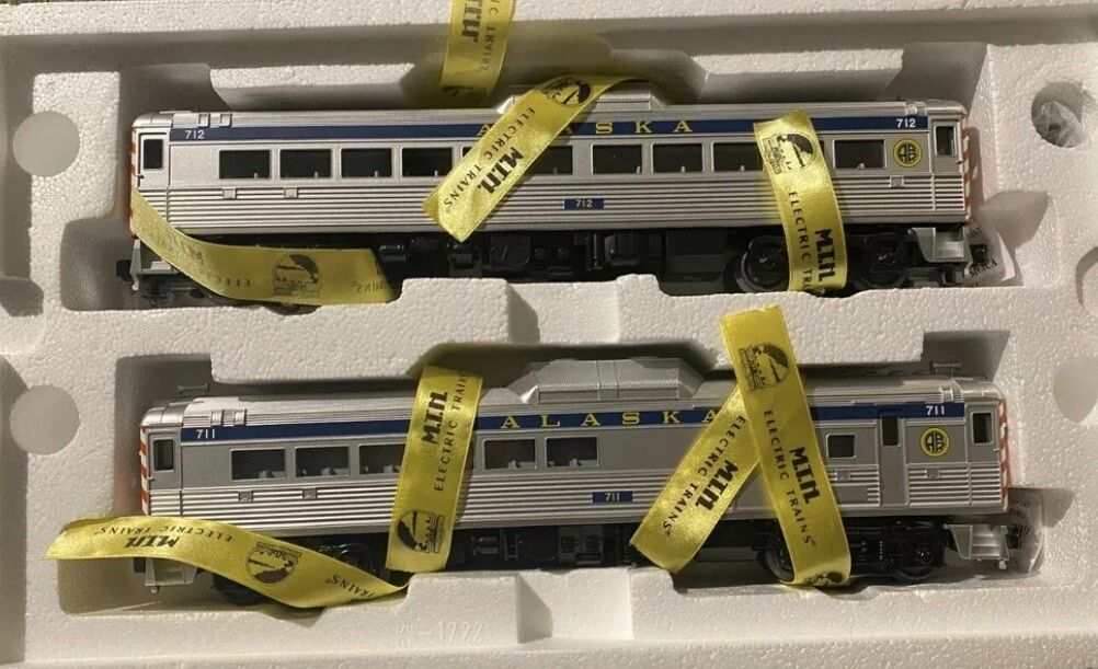 MTH Rail King 30-2387-1 Alaska RDC Budd 2 Car Set w/Proto-Sound 2.0