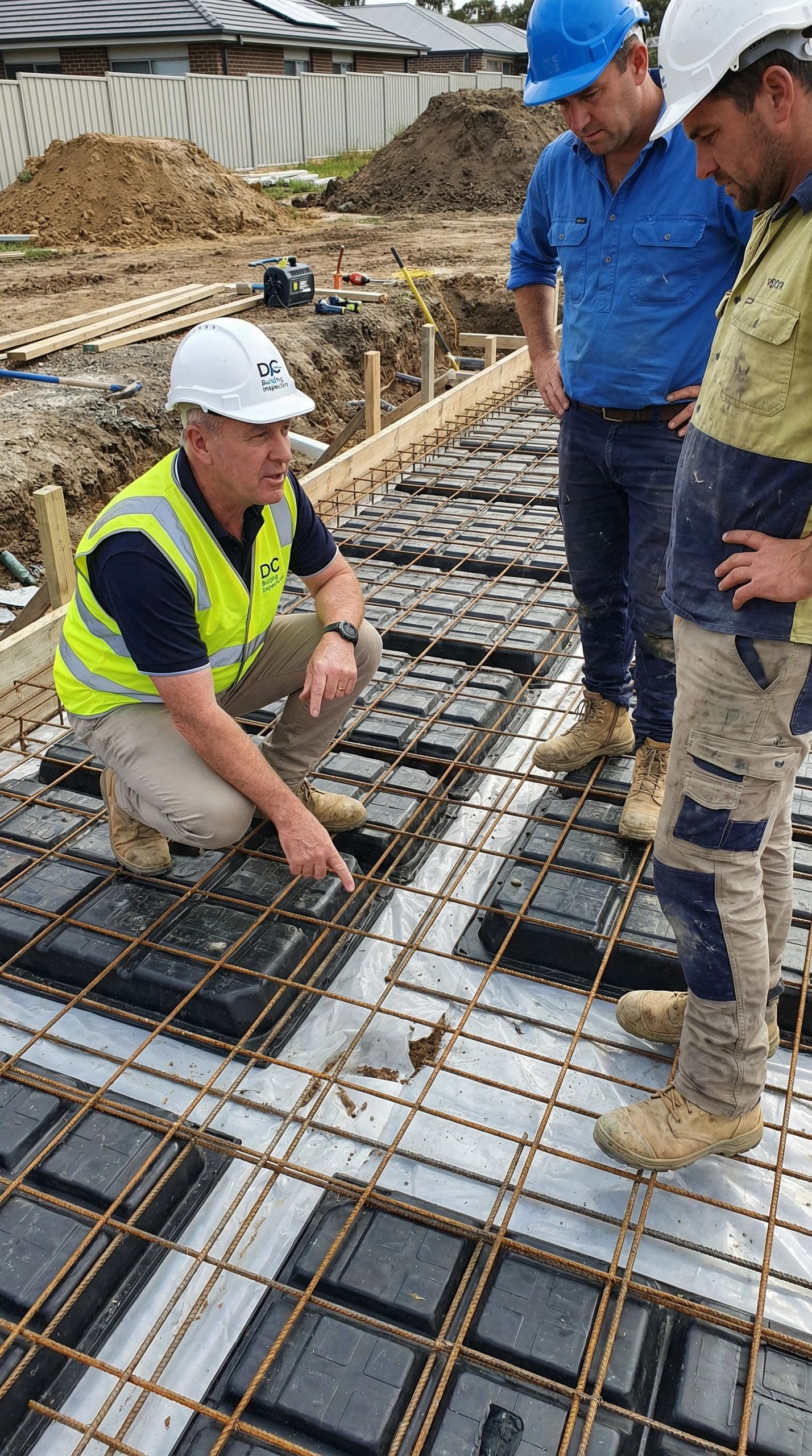 Pre Slab Pour Defect Inspection
