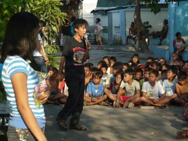  Kevin, a cemetery kid that was reached for Christ in North Cemetery preaches to his peers