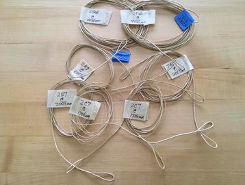 Unsheathed paraglider lines