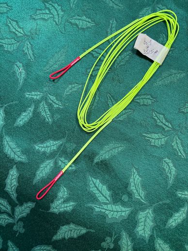 Paraglider line loop covers.